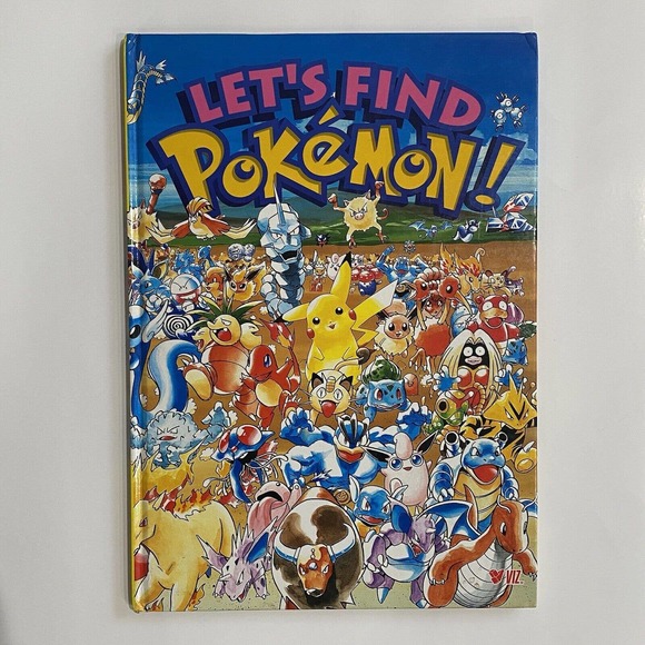 Let's Find Pokemon! Art by Kazunori Aihara 1999 Hardcover Vintage Book - Picture 3 of 5